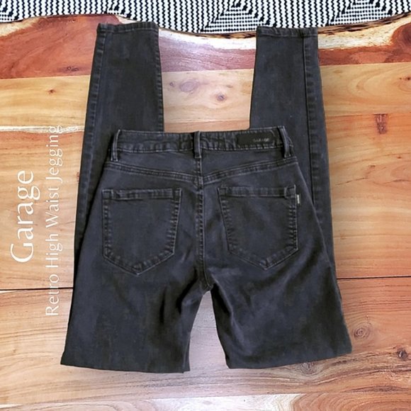 GARAGE Retro High Rise Distressed Jegging - Picture 2 of 9